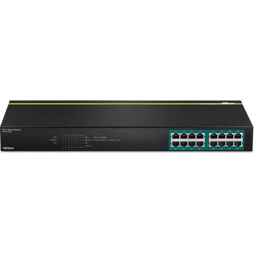 TRENDnet TPE-TG160G Switch Gigabit PoE+ Gestionado 16 Puertos 246W Rack