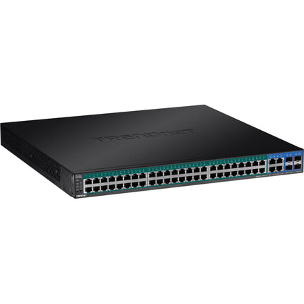 TRENDnet TPE-5048WS Switch de Red Gestionado Gigabit 48 Puertos PoE+ 740W Rackmount