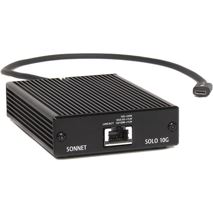 Sonnet Solo 10G Adaptador Ethernet 10 GbE Thunderbolt 3 Fanless NBASE-T