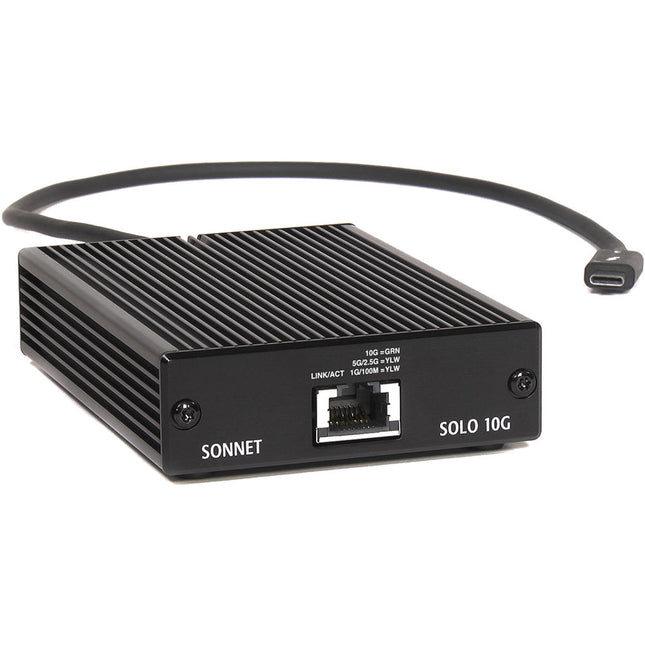 Sonnet Solo 10G Adaptador Ethernet 10 GbE Thunderbolt 3 Fanless NBASE-T