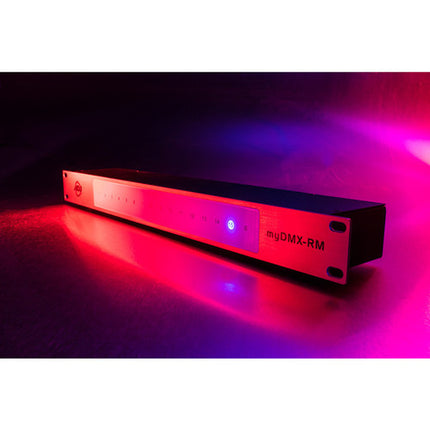 American DJ myDMX-RM Sistema de Control DMX Rackmount 512 Canales 16 Triggers