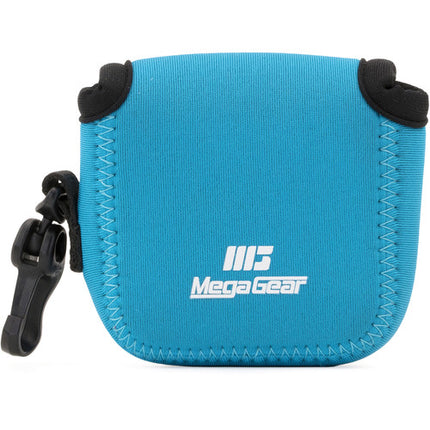 MegaGear Ultralight Estuche de Neopreno para Cámara con Mosquetón Negro