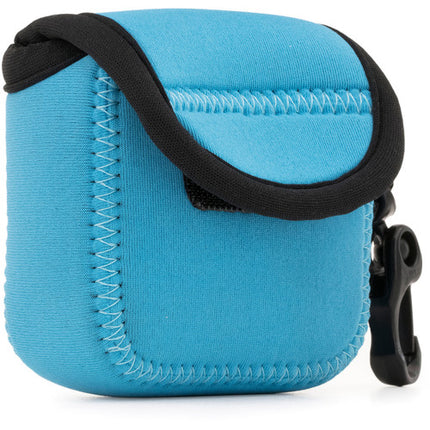 MegaGear Ultralight Estuche de Neopreno para Cámara con Mosquetón Negro