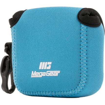 MegaGear Ultralight Estuche de Neopreno para Cámara con Mosquetón Negro