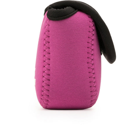 MegaGear Estuche Ultraligero de Neopreno para Cámara con Mosquetón Rosa