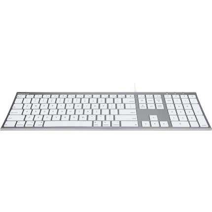 Macally Ultra Slim Teclado USB Cable 140 cm 110 Teclas Windows Mac