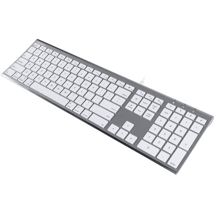 Macally Ultra Slim Teclado USB Cable 140 cm 110 Teclas Windows Mac