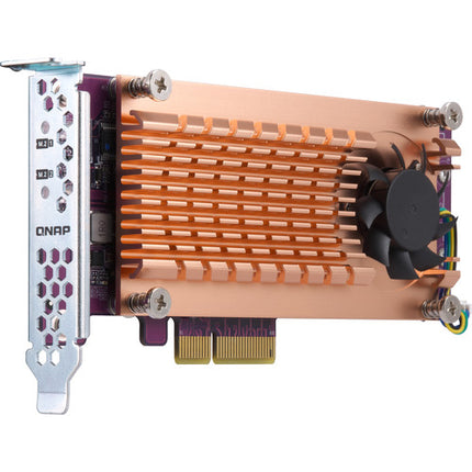 QNAP Tarjeta de Expansión SSD PCIe Gen2 x4 Dual M.2 22110 2280