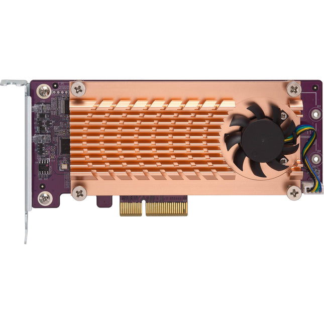 QNAP QM2 Tarjeta de Expansión PCIe para SSD M.2 SATA 2 Ranuras 2280 22110
