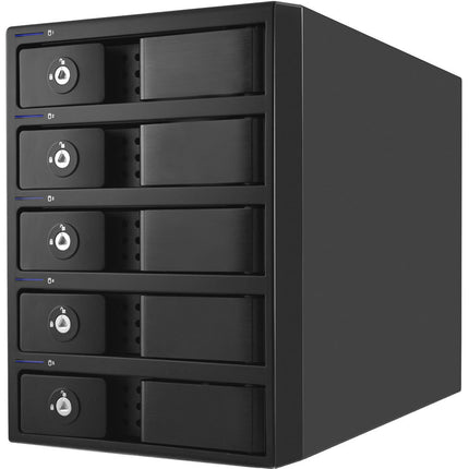 Oyen Digital Mobius Caja RAID 5 Bahías USB 3.0 FireWire 800 eSATA 6 Gb/s Aluminum
