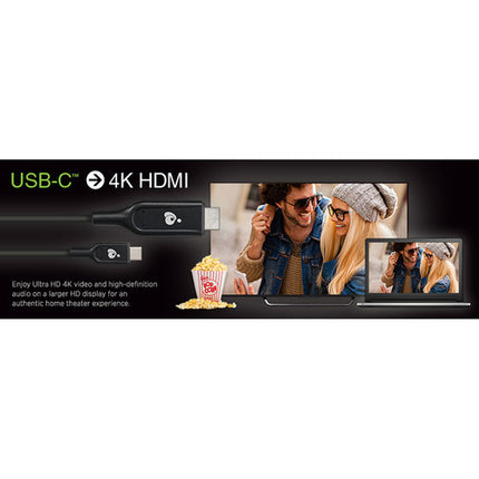 IOGEAR Adaptador USB Tipo C a HDMI 4K UHD 60Hz Cable 2 Metros
