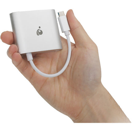 IOGEAR Adaptador USB Tipo-C a Doble HDMI 2.0 4K UHD 30 Hz Aluminio