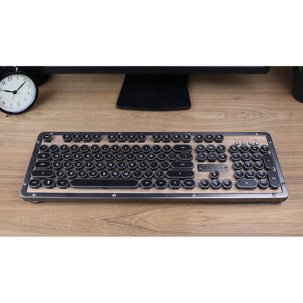 AZIO Retro Classic Elwood Teclado Mecánico Bluetooth Retroiluminado 5000mAh USB-C