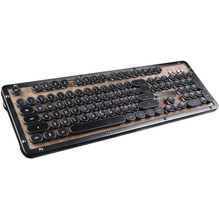 AZIO Retro Classic Elwood Teclado Mecánico Bluetooth Retroiluminado 5000mAh USB-C