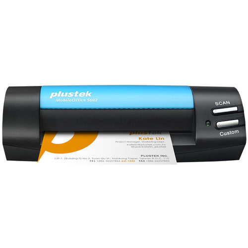 Plustek Mobile Office S602 Escáner de Tarjetas 1200 dpi Tamaño Máx 4.1 x 19.7 pulgadas