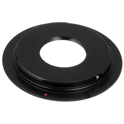 Adaptador FotodioX para lente C-Mount a cámara Canon EOS aluminio anodizado