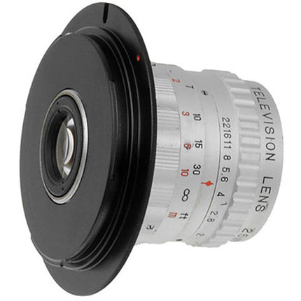 Adaptador FotodioX para lente C-Mount a cámara Canon EOS aluminio anodizado
