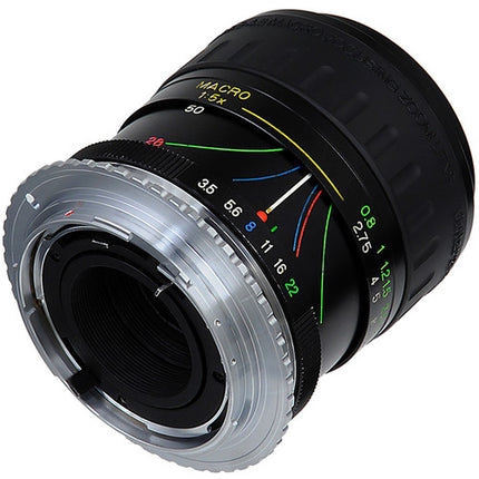FotodioX Adaptador de Montura para Lente Contax Yashica a Canon EOS con Enfoque Infinito y Construcción de Aluminio Anodizado
