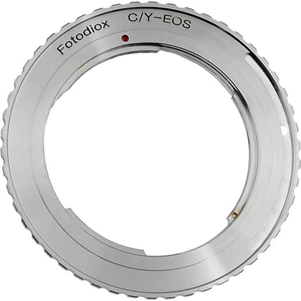 FotodioX Adaptador de Montura para Lente Contax Yashica a Canon EOS con Enfoque Infinito y Construcción de Aluminio Anodizado