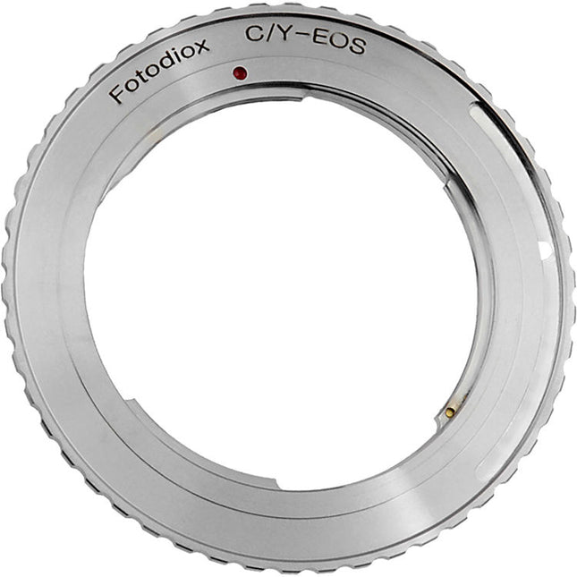 FotodioX Adaptador de Montura para Lente Contax Yashica a Canon EOS con Enfoque Infinito y Construcción de Aluminio Anodizado