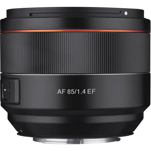 Rokinon 85mm f1.4 AF Objetivo Canon EF Full Frame Motor Dual Ultrasónico Hood