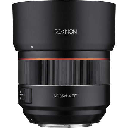 Rokinon 85mm f1.4 AF Objetivo Canon EF Full Frame Motor Dual Ultrasónico Hood