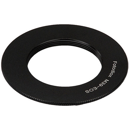 FotodioX Adaptador de Montura M39 L39 para Cámara Canon EOS Metal Cromado