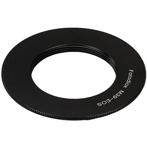 FotodioX Adaptador de Montura M39 L39 para Cámara Canon EOS Metal Cromado