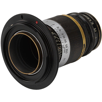FotodioX Adaptador de Montura M39 L39 para Cámara Canon EOS Metal Cromado