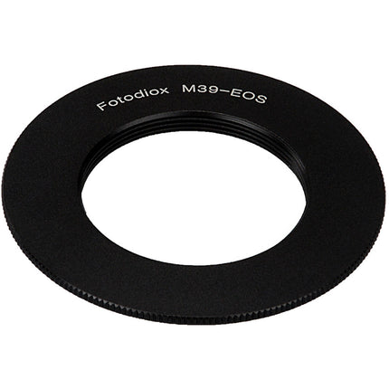 FotodioX Adaptador de Montura M39 L39 para Cámara Canon EOS Metal Cromado