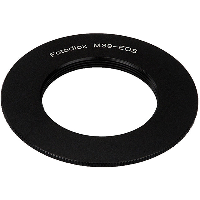 FotodioX Adaptador de Montura M39 L39 para Cámara Canon EOS Metal Cromado