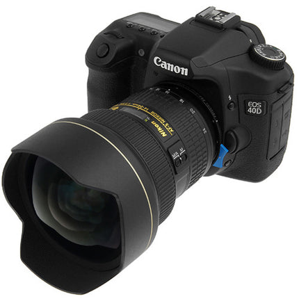 FotodioX Pro Adaptador de Montura para Lentes Nikon G Tipo F a Canon EOS Metal Chrome