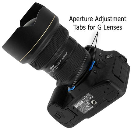 FotodioX Pro Adaptador de Montura para Lentes Nikon G Tipo F a Canon EOS Metal Chrome