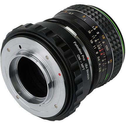 FotodioX Olympus OM Adaptador para Micro Cuatro Tercios con Focusing Helicoide y Filtros ND Magnéticos