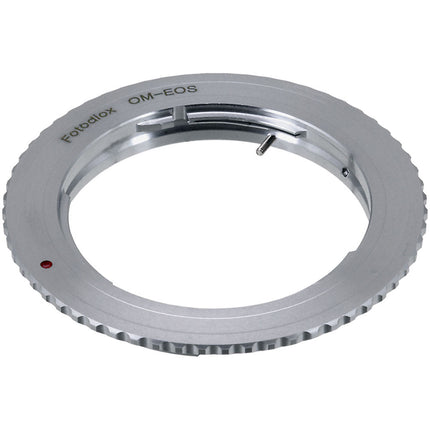FotodioX Adaptador para Montura Olympus OM a Cámara Canon EOS Anodizado Aluminio Supports Infinity Focus