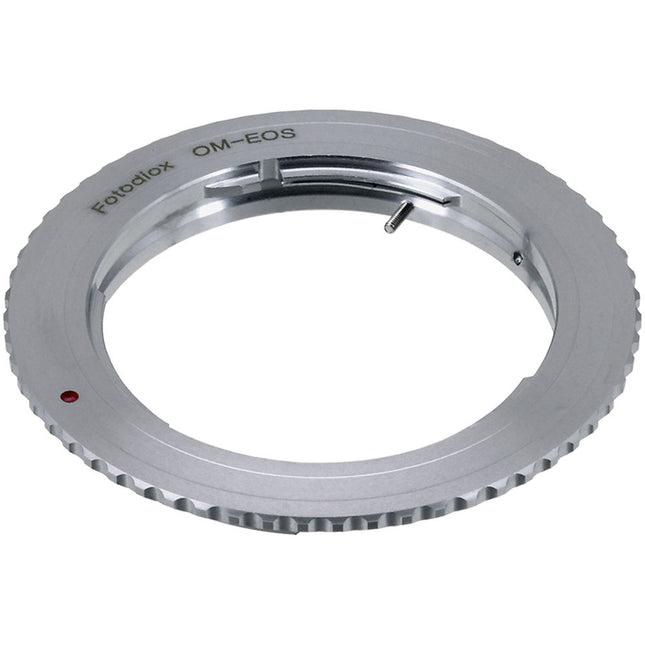 FotodioX Adaptador para Montura Olympus OM a Cámara Canon EOS Anodizado Aluminio Supports Infinity Focus