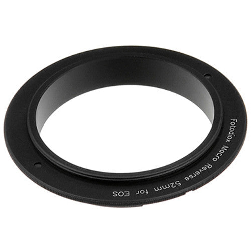 FotodioX 52mm Adaptador Reversible Macro de Aluminio Anodizado para Canon
