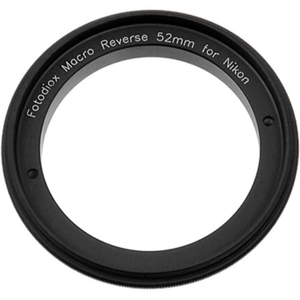 FotodioX 52mm Adaptador Macro Reversible Aluminio Anodizado para Nikon F