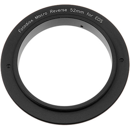 FotodioX 52mm Adaptador Reversible Macro de Aluminio Anodizado para Canon