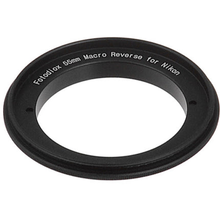 FotodioX Adaptador Macro 55mm para Montura Nikon F Aluminio Anodizado