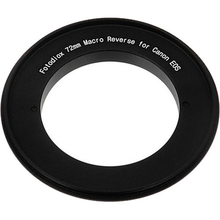 FotodioX 72mm Anillo Adaptador Macro Reversible para Cámaras Canon EF Montura