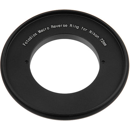 FotodioX Adaptador Macro Reversible 72mm Aluminio para Nikon F-Mount