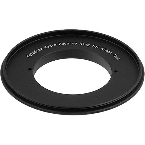 FotodioX Adaptador Macro Reversible 72mm Aluminio para Nikon F-Mount