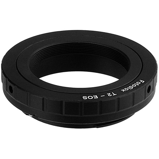 FotodioX Adaptador de objetivo T-Mount a Canon EOS montura EF EF-S metal anodizado