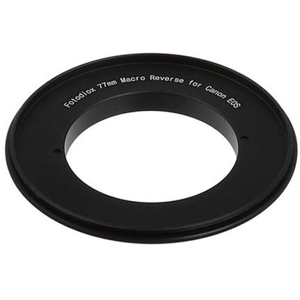 FotodioX 77mm Anillo Adaptador Macro Reverso para Cámaras Canon EF