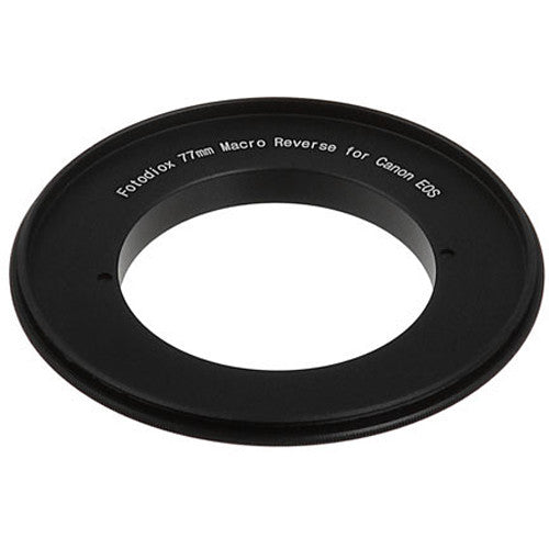 FotodioX 77mm Anillo Adaptador Macro Reverso para Cámaras Canon EF