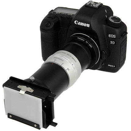 FotodioX Adaptador de objetivo T-Mount a Canon EOS montura EF EF-S metal anodizado