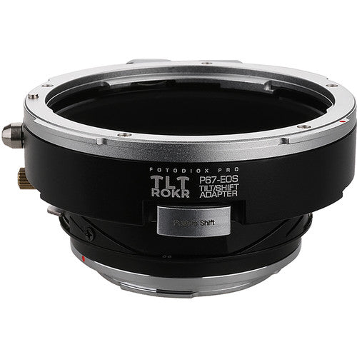 FotodioX Pro TLT ROKR Adaptador Tilt Shift para Pentax 67 a Canon EOS con 10mm Shift 10° Tilt