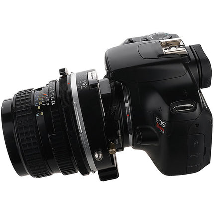 FotodioX Pro TLT ROKR Adaptador Tilt Shift para Pentax 67 a Canon EOS con 10mm Shift 10° Tilt
