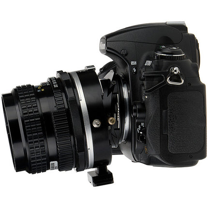 FotodioX Pro TLT ROKR Adaptador Tilt Shift para Pentax 67 a Nikon F con ±10mm Shift y 10° Tilt